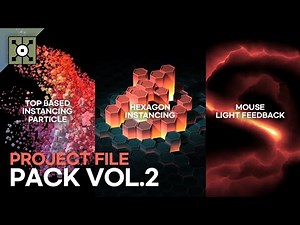 Touchdesigner Project File Pack Vol.2 Free download