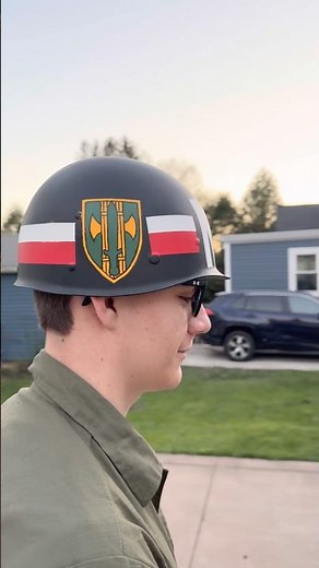 Vietnam War History M1 Helmet Liner Build 716th MP Battalion 18th MP Brigade Tape & Paint DIY Part 2