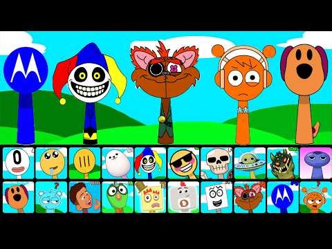 🔥 NEW Sprunki OCs Characters - Giblet (Poppy Playtime 5) , Prototype , Motorola , Loula , Aren