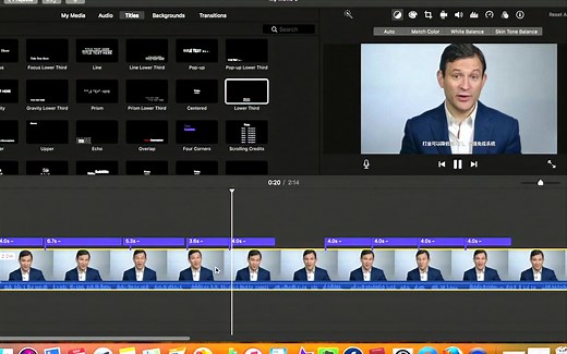 怎样在imovie上添加字幕？