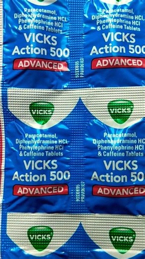 Vicks Action 500 medicine | #cold #shorts