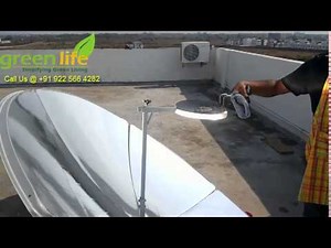 Parabolic solar cooker fast and easy cooking