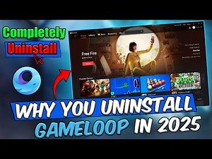 how to completely uninstall gameloop emulator in 2025 (Full Guide)