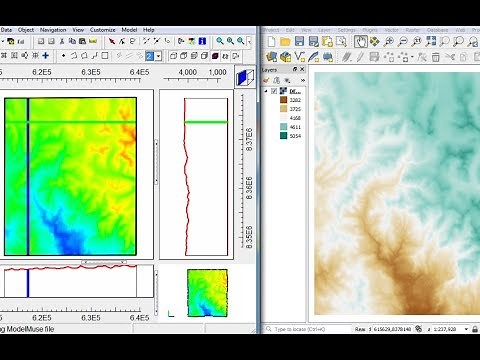 How to insert Topography Data from a Digital Elevation Model into Model Muse - Tutorial