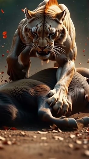 Top 5 facts about saber-tooth tiger (smilodon).#tiger #sabertoothtiger