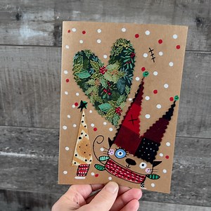 Handmade Christmas Card - Etsy