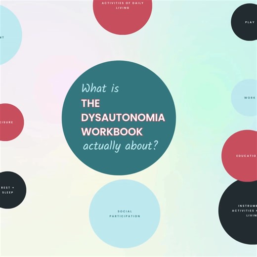 "The Dysautonomia Workbook: A Guide to Empowered Living" includes tools and activities that are meant to become your personal roadmap to managing symptoms and developing routines - all so you have more opportunity to do the things that are truly important to you. This workbook is created by people who understand both the clinical and personal sides of dysautonomia - making it a truly unique and valuable resource. Order your copy: https://pulse.pulse.ly/bande84m4a #DysautonomiaWorkbook #Occupatio