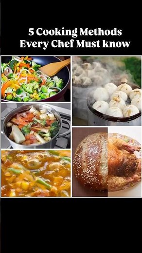 5 Cooking Methods Every Chef 🧑‍🍳 must know ! ‪@Dt.sharda‬ #youtubeshorts