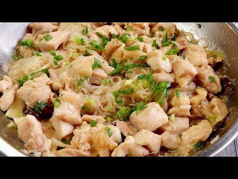Super Easy Chinese Steamed Glass Noodle Chicken 粉丝蒸鸡 Chinese Chicken Recipe • Chinese Style Cooking