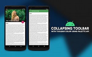 Android Studio Java：响应式折叠动画工具栏-Collapsing Toolbar-Material Design 从0到1，绝对干货！