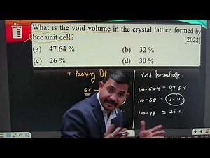 SOLID STATE MHT-CET PYQ | CLASS 11 | CLASS 12 | CET | JEE Main | NEET | BOARD | CHEMISTRY |