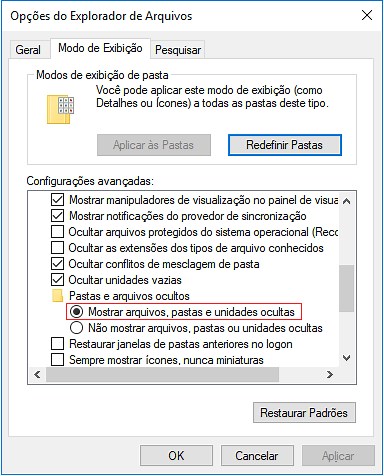Mostrar arquivos ocultos no pen drive usando Windows, CMD ou software