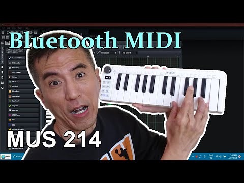 Bluetooth MIDI Keyboard - M-VAVE SMK-25 (MUS 214)