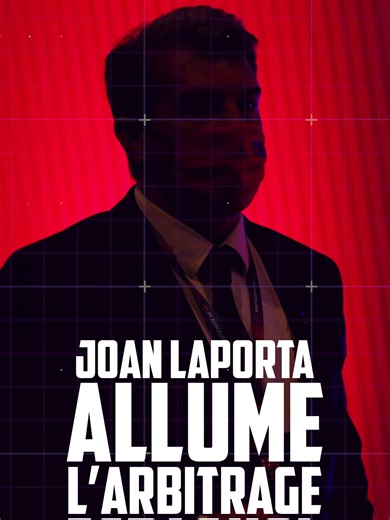 Comportement de Laporta envers les arbitres en Ligue