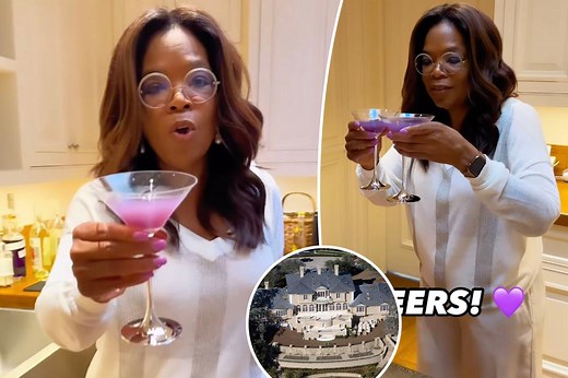 Oprah Winfrey offers fans a peek inside her opulent California mansion