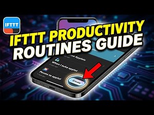How to setup IFTTT applets for simple daily productivity routines - Beginner Guide