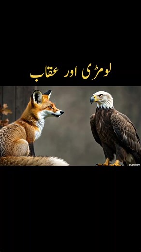 Fox and Eagle Animated Story in Urdu Hindi