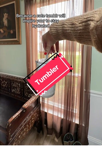 A cute tumblr is a great reason to stay hydrated 🫶 #tumbler #hydrojug #hydration #cup #camotumbler