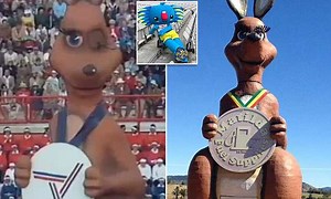 Where is Matilda the creepy kangaroo from the 1982 Commonwealth Games?