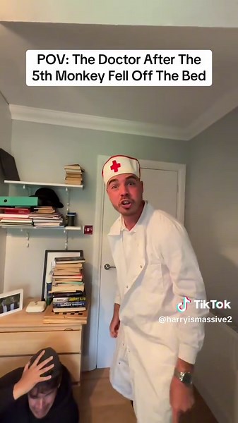 The Doctor's Reaction to Five Little Monkeys Falling