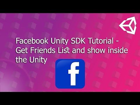 Facebook Unity SDK Tutorial -Get Friends List and show inside the unity