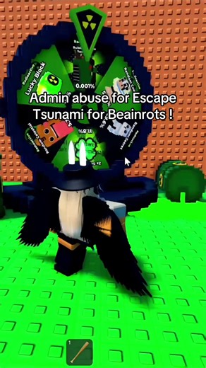 The new update bug for escape tsunami for brainrots #tsunamiforbrainrot #roblox #robloxfyp admin abuse