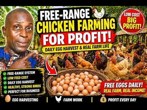 Start a Profitable Free-Range Poultry Farm | Egg Harvesting Secrets