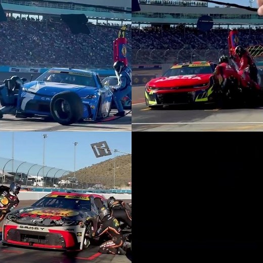 Here's an inside look at how fast the pit crew moves during NASCAR races