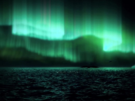 Mesmerizing Northern Lights Scene with Toothless and Light Fury