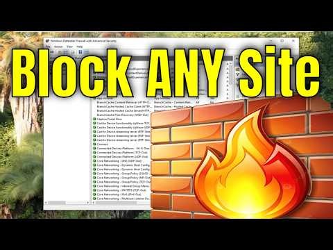 How to Block ANY Domain or Website Using Windows Firewall