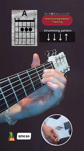 ギターすぐに弾ける！コード進行とストラミング奏法練習！ #guitarlessons #guitar
