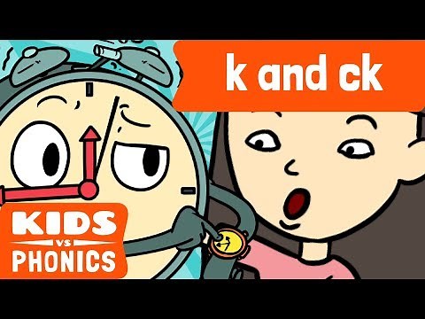 K and CK | Similar Sounds | Sounds Alike | How to Read | Made by Kids vs Phonics