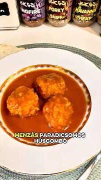 Menzás Paradicsomos Húsgombóc! #gasztroboys #receptek #menza #tomato #hungary