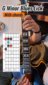 Minor blues jazz guitar lick with chords. . . . #bluesscale #guitarchords #guitarlessons #6stringsdaily #guitarspotter #guitarsdaily #guitarshapes #instaguitar #instaguitarist #learningguitar #guitarsarebetter #gitarra #chitarra #jazzguitarlicks #riffwars #lickwars #riffwarjazz #guitartalk #guitartabsdaily | Jazz Guitar Licks