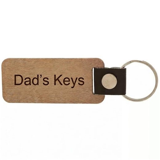 Personalized Wood Keychain, Engraved Sustainable Wood Key Chain - Etsy