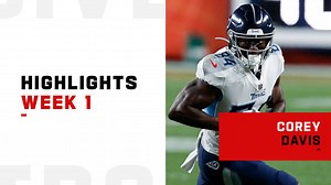 Every Corey Davis catch from 101-yard game | Week 1