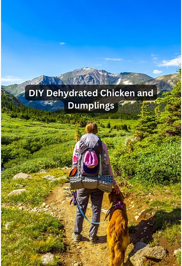 Dehydrating Chicken and Dumplings for Backpacking Meals