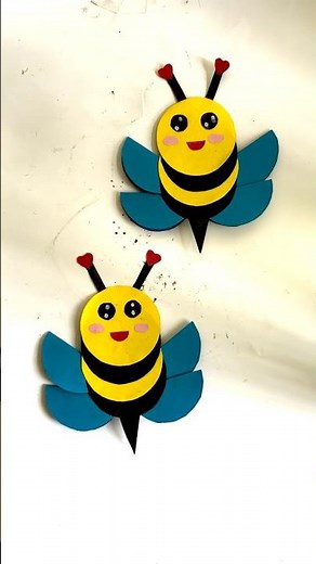 Easy Origami Bee Tutorial 🐝 | Step-by-Step Paper Bee for Beginners