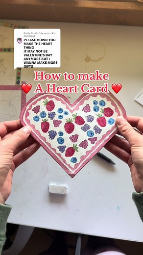 Create a Heart Shaped Card for Your Loved Ones