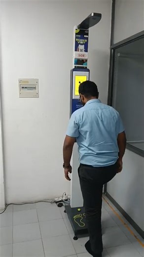 Smart BMI machine at LCS Controls Pvt Ltd.