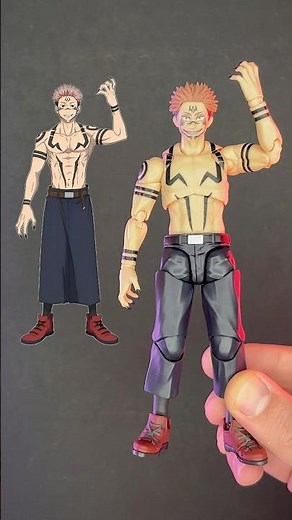[ASMR] Anime accurate FIGURE? Sukuna SHFiguarts #jujutsukaisen #gojo #actionfigures #toyreview #jjk