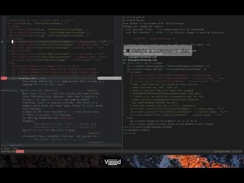 Vim screencast #25: Live coding
