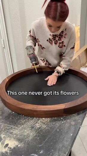 There’s just something about that router I tell you that just scares the 💩 out of me. Could totally be that it took me quite a few years to learn that you’re supposed to climb up the wood or it’s going to spin out of control and chase you halfway around the backyard. Buuuuttt that’s not the point. I’m still not very comfortable with it to this day. Maybe I need to invest in a smaller one that isn’t so heavy 🤔 What tool do you try to stay away from at all costs? #maker #art #home #smallbusiness