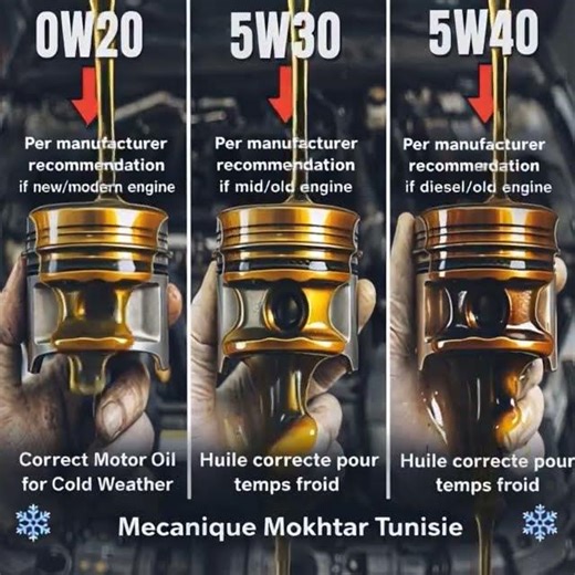 A practical comparison between different types of engine oil #explanation #shorts