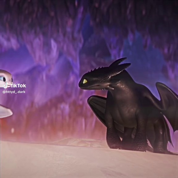 How to Train Your Dragon: Light Fury vs. Toothless Battle