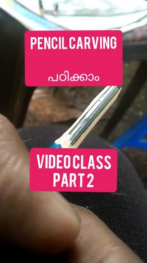 #edutok #part2 #pencilcarving #malayalamtips #appuettan