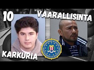 10 FBI:N ETSITYINTÄ RIKOLLISTA 2021