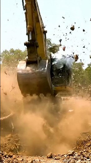 Excavator EXPLODES Mid-Dig! 💥 Unbelievable Destruction!