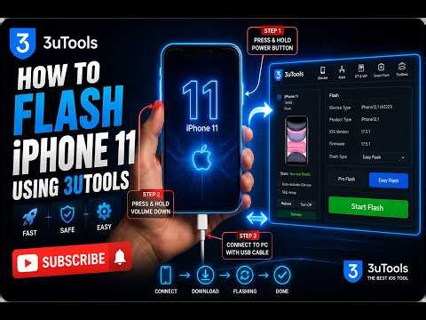 How To Flash iPhone 11 Using 3uTools | Complete iPhone 11 Flashing Guide 2026