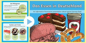 Typical German Food PowerPoint German